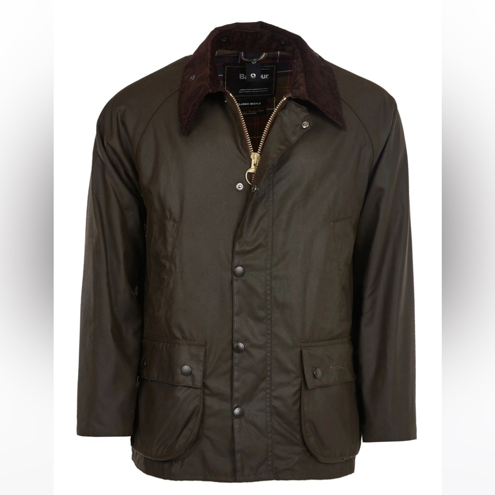 Barbour Classic Bedale Waxed Jacket Size small men’s- Used- light wear and tear